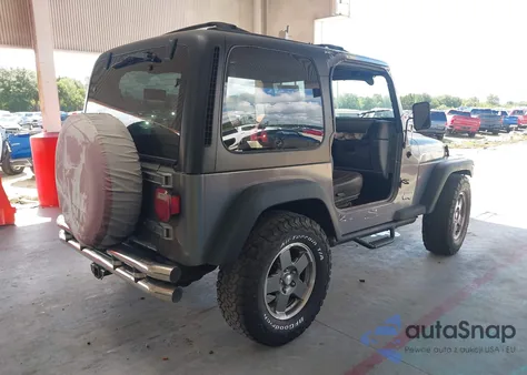 2000 Jeep Wrangler Sport from USA, damaged, VIN 1J4FA49S5YP781212